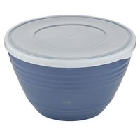 Bol de mixare din plastic Emsa Prep&Bake 4,15 L cu capac, pentru depozitare la frigider, cu bază antiderapantă, lavabil în mașina de spălat vase, stivuibil K32541 1