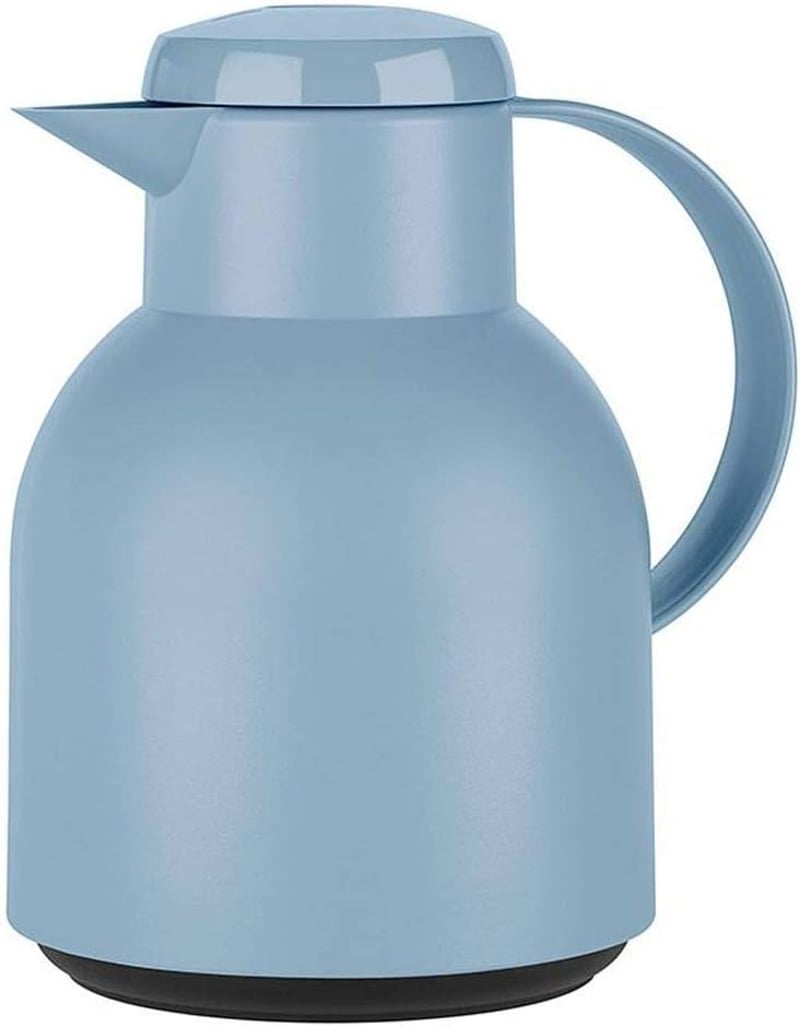 Emsa Samba 1 literes termosz kanna, szorítózáras, 12 óra meleg, 24 óra hideg - 2-1 L, Powder Blue