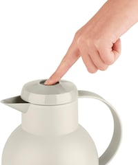 Emsa Samba 1 literes termoszkancsó, 12 órás meleg, 24 órás hideg, teljesen szorítómentes - 2-1 L, Powder Grey 3