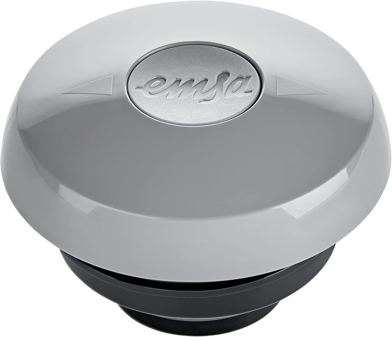 Emsa Samba termosz 1 literes gyorscsatos kávékanna 12 órás meleg tartás - 1000 fluid ounces, Wave Stone, Single