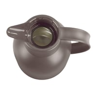 Termosová kanvica Emsa Samba 1,5 l, uzáver Quick Press, 12 hodín teplý a 24 hodín studený nápoj, priesvitná taupe farba 3