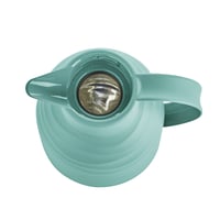 Termos Emsa Samba Wave N4010800, 1 litru, sistem de închidere Quick Press, 100% etanș, interior din sticlă, verde prăfuit, fabricat în Germania 9