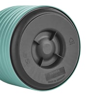 Termos Emsa Samba Wave N4010800, 1 litru, sistem de închidere Quick Press, 100% etanș, interior din sticlă, verde prăfuit, fabricat în Germania 8