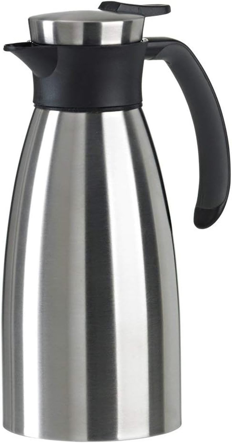 Termos Emsa Soft Grip 1,0 l cu Mâner Moale - 2-1,0 L, Single, Negru