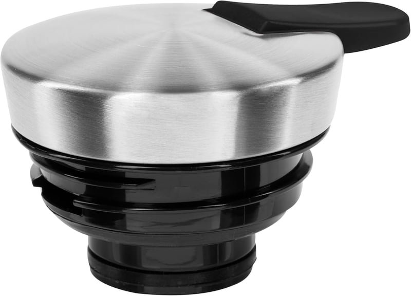 Termos Emsa Soft Grip 1,0 l cu Mâner Moale - 2-1,0 L, Single, Negru