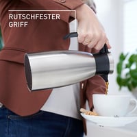 Vákuová termoska Emsa Soft Grip 1,5 l, čierna, nehrdzavejúca oceľ, 12 hodín teplá a 24 hodín studená, protišmyková rukoväť 4