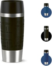 EMSA Travel Mug 0,36L Termikus Pohár Vákuum Szigeteléssel Fekete - Black 2