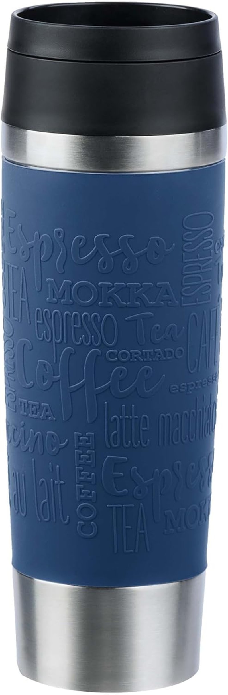 EMSA Travel Mug Classic 0,5L rozsdamentes acél termosz sötétkék