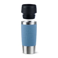 Termohrnček Emsa Travel Mug Classic 360 ml, nerezová oceľ, akvamarínová, 4 h teplý a 8 h studený, 100 % nepriepustný, vhodný do umývačky riadu, N2 2