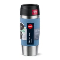 Termohrnček Emsa Travel Mug Classic 360 ml, nerezová oceľ, akvamarínová, 4 h teplý a 8 h studený, 100 % nepriepustný, vhodný do umývačky riadu, N2 10