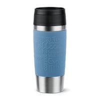 Termohrnček Emsa Travel Mug Classic 360 ml, nerezová oceľ, akvamarínová, 4 h teplý a 8 h studený, 100 % nepriepustný, vhodný do umývačky riadu, N2 1