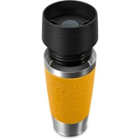 Termoska Emsa Travel Mug Classic N20208 0,36 litra, horčicovožltá, nehrdzavejúca oceľ, 360° otvor na pitie, 4 h teplý/8 h studený, 100 % tesniaci, vhodný do umývačky riadu 3