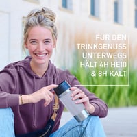 Termoska Emsa Travel Mug Classic Twist 0,36 l, levanduľová, nepriepustná, vhodná do umývačky riadu, skrutkovací uzáver Comfort, 4 h teplý, 8 h studený 4