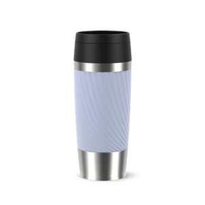 Emsa Travel Mug Classic Twist termos šalica 0,36 litara, boja lavande, nepropusna, periva u perilici posuđa, Comfort navojni zatvarač, 4h toplo, 8h hladno