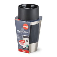 Emsa Travel Mug Compact N21601 termo šalica 300 ml, nehrđajući čelik, 3h toplo 6h hladno, 100% nepropusna, otvor za piće 360°, crna 3