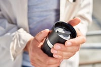 Emsa Travel Mug Compact N21601 termo šalica 300 ml, nehrđajući čelik, 3h toplo 6h hladno, 100% nepropusna, otvor za piće 360°, crna 4