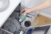 Termoska Emsa Travel Mug Compact 300 ml, nehrdzavejúca oceľ, 360° otvor na pitie, nepriepustná, vhodná do umývačky riadu, zelená 8