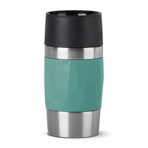 Emsa Travel Mug Compact termo šalica 300 ml, nehrđajući čelik, otvor za piće od 360°, nepropusna, periva u perilici posuđa, zelena