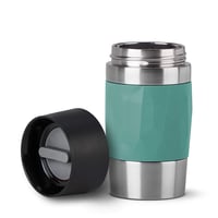 Termoska Emsa Travel Mug Compact 300 ml, nehrdzavejúca oceľ, 360° otvor na pitie, nepriepustná, vhodná do umývačky riadu, zelená 2