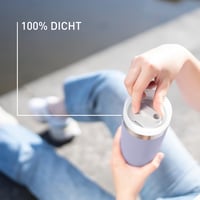 Emsa Travel Mug Cool nerezový termo hrnček so slamkou, 0,5 l, levanduľový – Mierne poškodený (stav: pozri 2. obrázok) 5