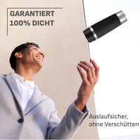 Emsa Travel Mug Grande vakuumska termo šalica, 500 ml, crna, otvor za piće od 360°, 6h toplo / 12h hladno, nehrđajući čelik, Easy Quick-Press 4