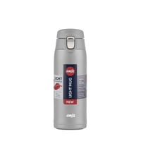 Termoska Emsa Travel Mug Light N21510, 400 ml, nehrdzavejúca oceľ, 8h teplá, 16h studená, 100% tesniaca, vhodná do umývačky riadu, sivá 8