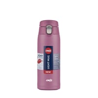 Emsa Travel Mug Light termos šalica od nehrđajućeg čelika, 400 ml, ružičasta, 8 sati toplo, 16 sati hladno — BLAGE OGREBOTINE (stanje: vidi 2. sliku) 10