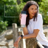 Termoska Emsa Travel Mug Wave, 0,5 litra, pastelovo ružová, nehrdzavejúca oceľ, 360° otváranie na pitie, 6 h teplé a 12 h studené, 100 % nepriepustná 2