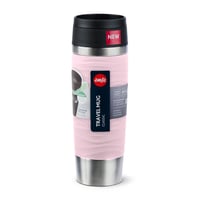 Termoska Emsa Travel Mug Wave, 0,5 litra, pastelovo ružová, nehrdzavejúca oceľ, 360° otváranie na pitie, 6 h teplé a 12 h studené, 100 % nepriepustná 10