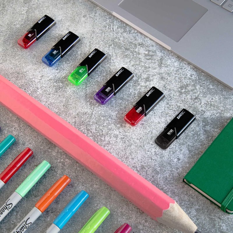 Emtec Click Easy B113 128GB USB 3.0 Pendrive Lila Memóriakártya - 128 GB