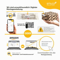 Emuca kuchynský triedič odpadu, 1 x 30 litrov, spodná montáž a automatický výsuv, oceľ a plast, antracitovo sivá 9