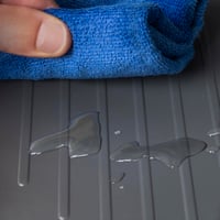 Protecție pentru baza dulapului de bucătărie Emuca M60, pentru chiuvetă, 567 x 580 mm, grosime 16 mm, plastic gri antracit 5