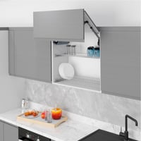 Odkvapkávač na riad Emuca Suprastar pre vysoké skrinky, vnútorný rozmer 560-570 mm, chrómovaná oceľ 3