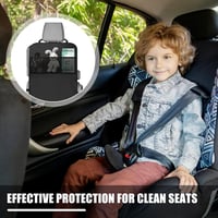 Encuryna autósülés védő 2db gyerekülés háttámla védelem fekete 7