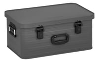 Cutie de depozitare din aluminiu Enders Toronto S, 29 litri, gri, impermeabilă și stivuibilă, cutie metalică cu capac pentru transport, grosime perete 1 mm #3885 2
