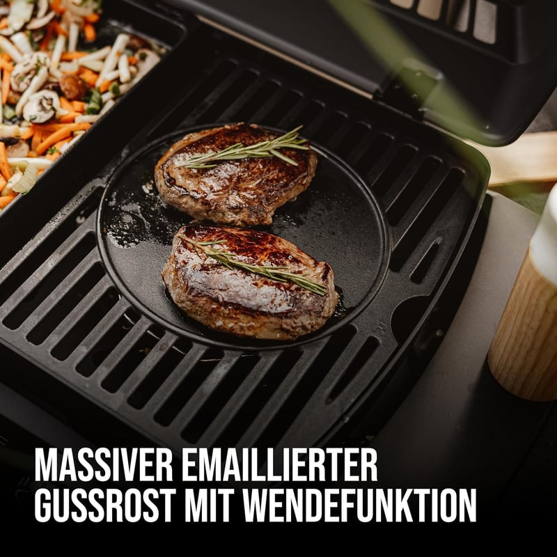 Enders Urban II Pro gázgrill, asztali grillsütő, 2 égővel, rozsdamentes acél