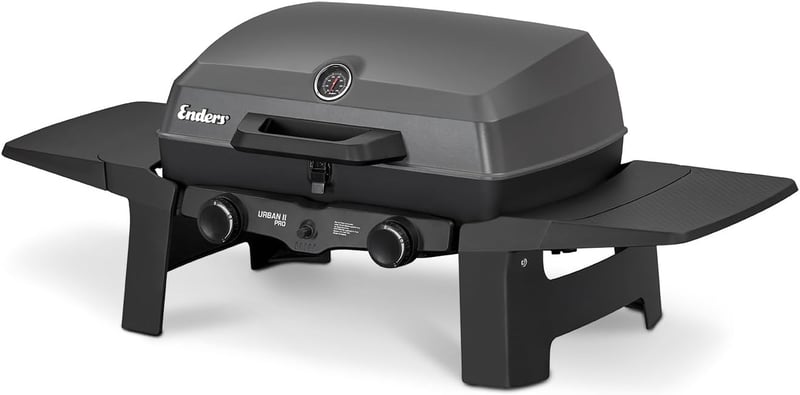 Enders Urban II Pro gázgrill, asztali grillsütő, 2 égővel, rozsdamentes acél
