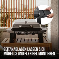 Enders Urban II Pro gázgrill, asztali grillsütő, 2 égővel, rozsdamentes acél 6
