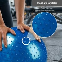 Endless Anti-Burst gymnastická lopta 65 cm – Hrubá PVC lopta na cvičenie pre fitness, pilates a tréning rovnováhy – Balančná lopta na sedenie na domáce aj profesionálne použitie v posilňovni 5
