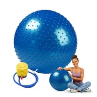 Endless Anti-Burst gymnastická lopta 65 cm – Hrubá PVC lopta na cvičenie pre fitness, pilates a tréning rovnováhy – Balančná lopta na sedenie na domáce aj profesionálne použitie v posilňovni 1