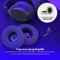 Herný headset ENDORFY Viro Plus USB 7.1 Surround, 53 mm meniče, odnímateľný mikrofón s pop filtrom, USB zvuková karta, náušníky z pamäťovej peny 4