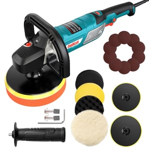 Mașină de lustruit electrică ENEACRO 1500W, 6 trepte, cu disc de 150-180mm, pentru lustruirea auto și a sticlei