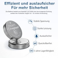 Lítiová gombíková batéria Enegitech CR2477 3V pre hodinky a inteligentné zariadenia, 6 kusov v balení 5