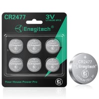 Lítiová gombíková batéria Enegitech CR2477 3V pre hodinky a inteligentné zariadenia, 6 kusov v balení 1