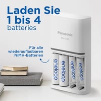 Nabíjačka batérií eneloop SmartPlus AA/AAA Ni-MH + 4× AA 2000 mAh batéria, rýchlonabíjanie 1,5 hodiny, LED indikácia, 10 bezpečnostných funkcií 6