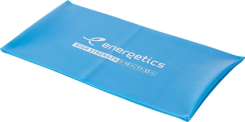 Bandă elastică de gimnastică ENERGETICS 1.0 – Albastru, 175 cm
