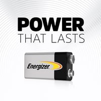 Alkalické batérie Energizer Alkaline Power 9V, balenie pre detektory dymu a elektroniku, 100% recyklovateľný obal — sada 7 ks 5