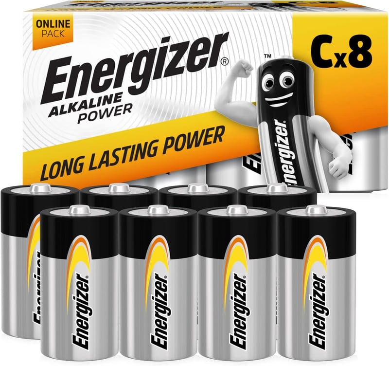Energizer C Power Baby Alkáli Elemek 8 db Csomag