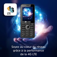 Energizer E288S 4G Mobiltelefon KaiOS 2,8" Dual SIM GPS WiFi Fekete 3