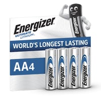 Lítiové ceruzkové batérie (AA) Energizer Ultimate Lithium, 1,5 V, odolné voči vytečeniu, životnosť 25 rokov, 3 ks (z originálneho balenia) 3